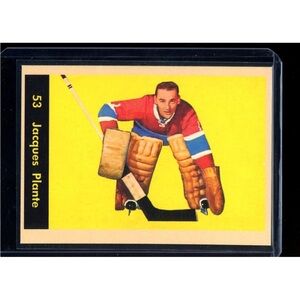 💜3/$20💜 Jacques Plante 1993/94 Parkhurst Reprint 1960-61 Canadians Hockey Card